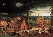Cornelis Massijs Arrival of the Holy Family in Bethlehem Germany oil painting artist